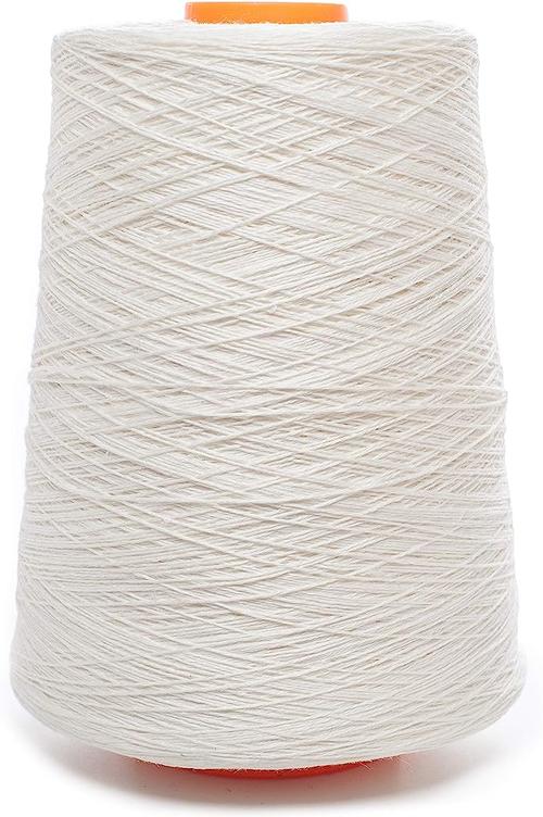 * 亚麻 - 1 磅 - 白色纱线 - 1-ply,2-ply,4-ply - 缝制编织钩针刺绣